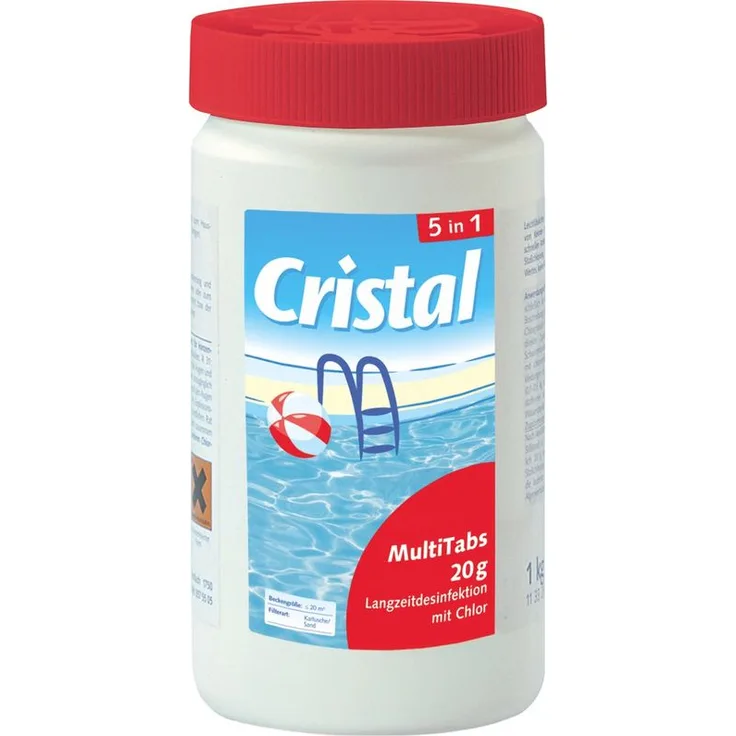 Cristal MultiTabs Chlor 5 in 1 (20 g) 1,0 kg