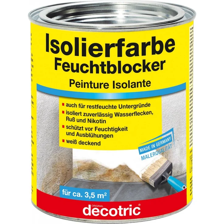 Decotric Isolierfarbe Feuchtblocker 750 ml – Bild 1