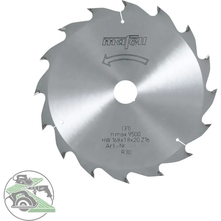 HM-Blatt 168 x 20 Z 16 WZ für KSS 50 + K 55 092476 - Mafell