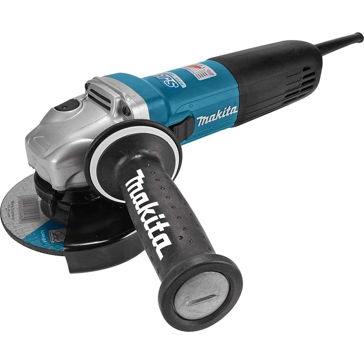 Makita 9565HRZ Winkelschleifer 125 mm 1100 W, 88 V ohne Scheibe mit Spindelarretierung – Bild 2
