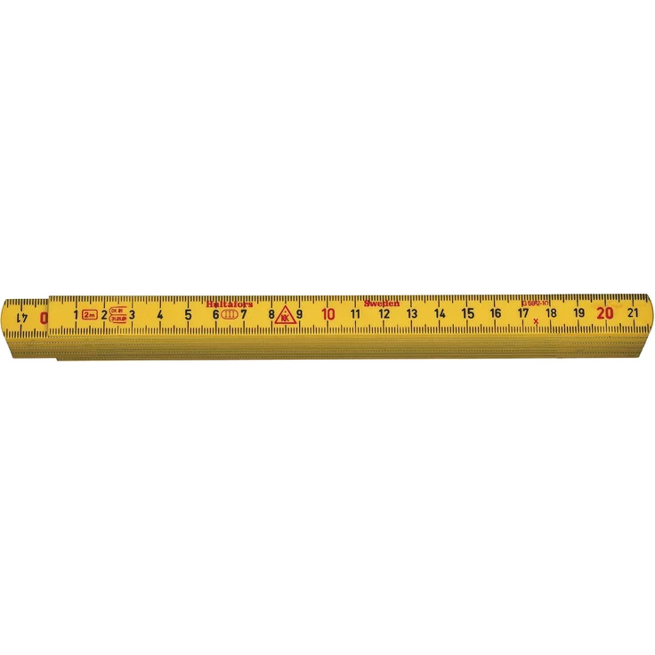 Hultafors Glasfasergliedermassstab G59 -mm, 2 m, G59-2-10, 200004 – Bild 1