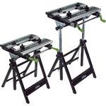 Profi Werkbank Premium klappbar höhenverstellbar Metall Werktisch Alu Spanntisch