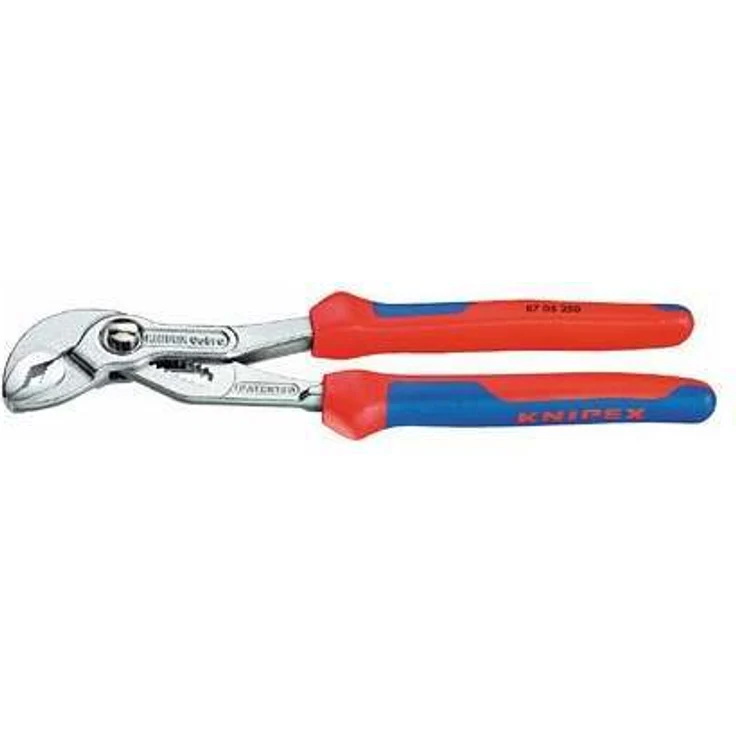 KNIPEX 87 05 300 Cobra Hightech-Wasserpumpenzange mit Mehrkomponenten-Hüllen grau atramentiert 300 mm – Bild 1