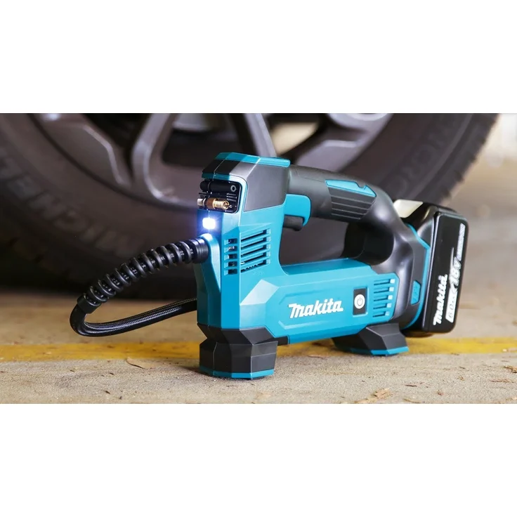 Makita DMP180Z Akku-Kompressor solo 8,3 bar 12 l pro min 18 V LED Arbeitsleuchte tragbar ohne Akku – Bild 2