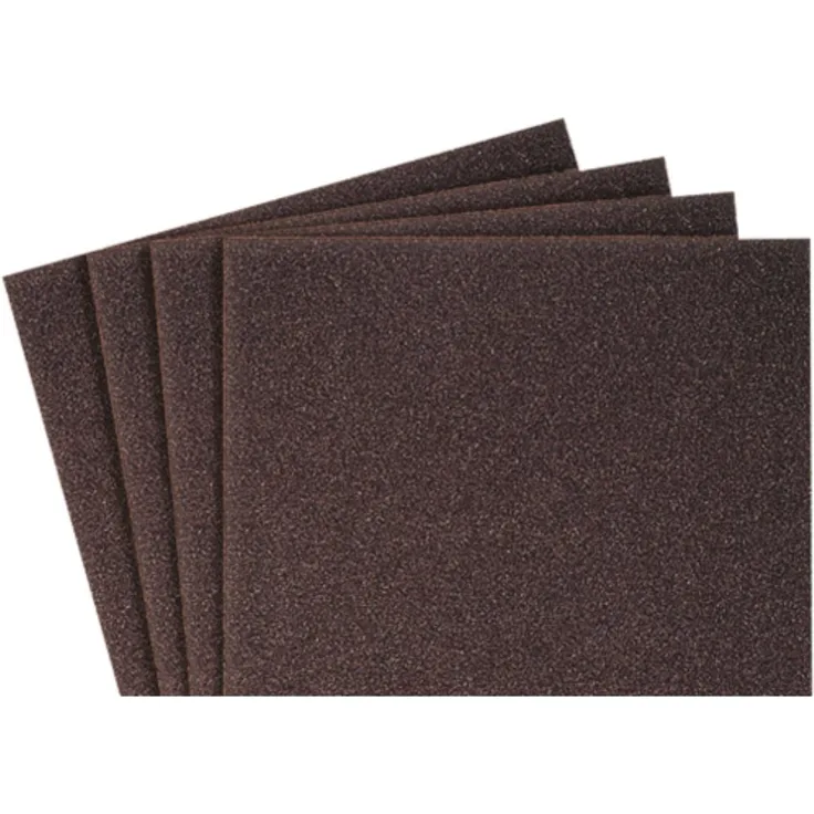 KLINGSPOR Schleifgewebe-Bogen, braun, KL 385 JF Abm.: 230x280, Korn: 80 (218051)