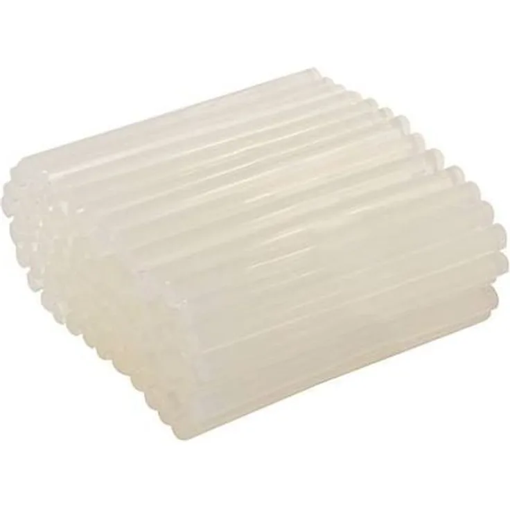 Silverline 652076 Klebestifte, 100er-Packung, weiß, 7.2 x 100 mm