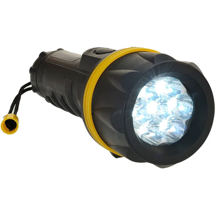 Portwest LED-Taschenlampe pa60ybr Taschenlampe Gummi LED, gelb/schwarz