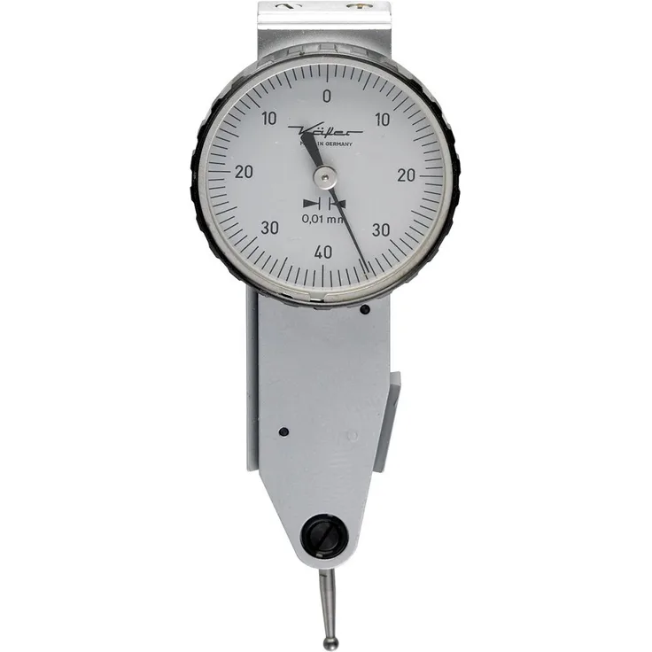 Käfer Fühlhebelmessgerät 0,01mm / 0,8mm / 32mm / Form B / DIN 2270, Messtaster 12,8 mm 30026 (30026)