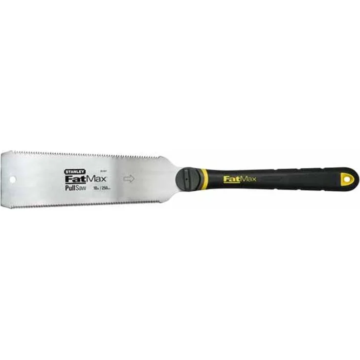 Stanley FatMax Japansäge (fein und grob 8 & 17 Zähne-Inch, JetCut, ergonomischer Bi-Material Griff) 0-20-501
