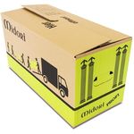 Midori 50x UMZUGSKARTONS MIDORI PROFI 2-WELLIG 630 x 285 x 305 mm stabile Umzug Kiste