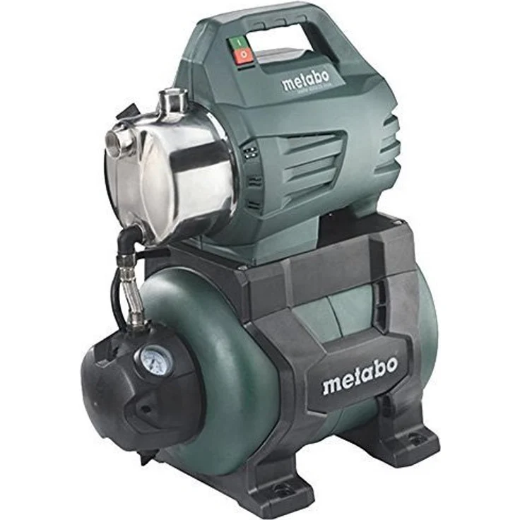 Metabo HWW 4500/25 INOX 60097200 4500 l/h Fördermenge 48 m Förderhöhe 24 l Kessel Edelstahl Hauswasserwerk 4,8 bar Ansaughöhe 8 m – Bild 1