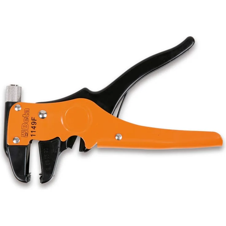 Beta-Werkzeuge 1149  F VORNE Abisolieren Zangen  -  Schwarz-Orange