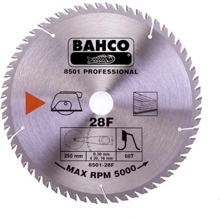 BAHCO BH8501-30F, Silber, 300 mm