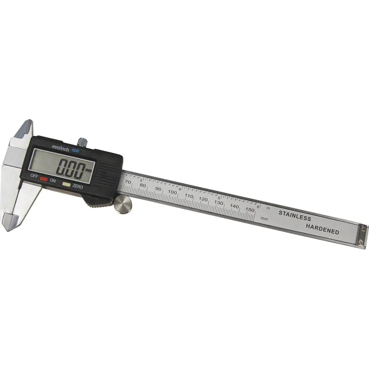 MCCHECK digitale Schieblehre MS-150, 150mm, LC-Display, mm-inch-Anzeige