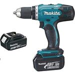 Makita DDF453SFE Bohrmaschine, Akkuschrauber, 18 V, 3,0 Ah + 2 Akkus, Ladegerät, in Koffer
