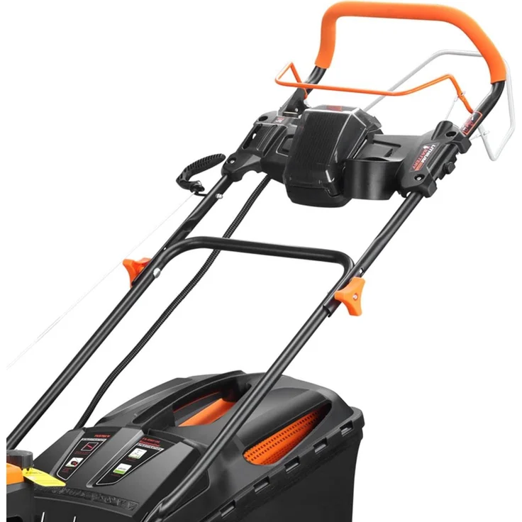 FUXTEC 4in1 Benzin Rasenmäher FX-RM5196eS - 51 cm Schnittbreite, Elektostarter, Radantrieb, Mulchfunktion, 7-stufige Schnitthöhenverstellung, 60L Fangkorb – Bild 2