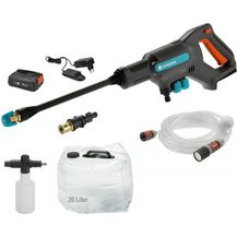 Image for GARDENA Aquaclean 24 / 18V P4A Premium SET Mitteldruckreiniger mit Akku und Ladegerät 24 bar 250 l-h