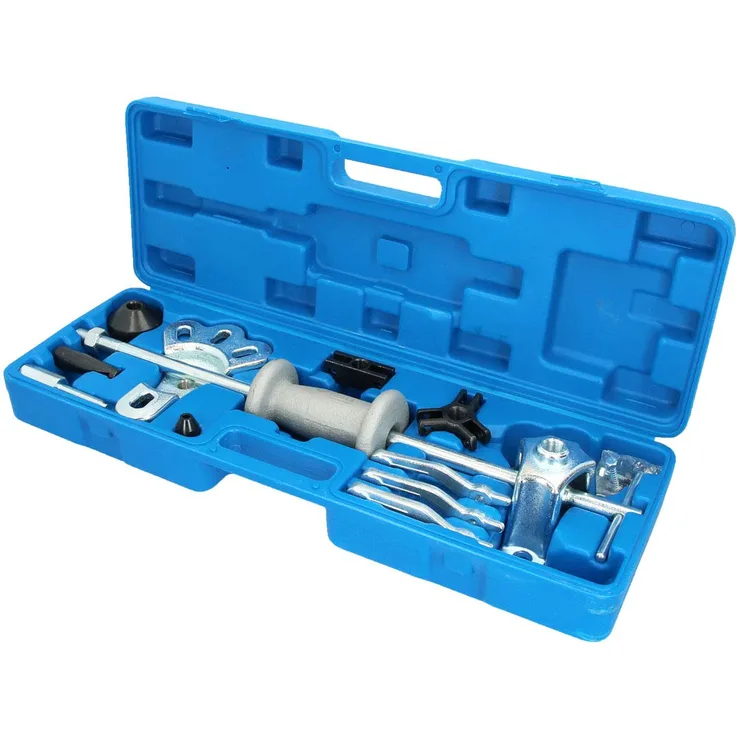 Brilliant Tools BT671350 Gleithammer, geschmiedet Radnaben-Abzieher, mit Stabilem Blauen Transportkoffer, 12-Tlg