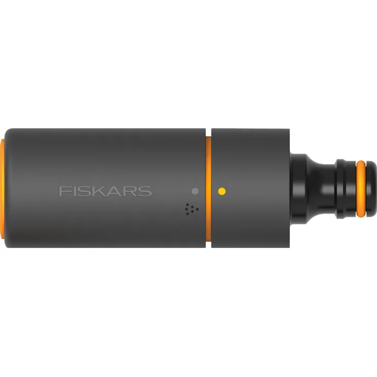 Fiskars Schlauchdüse, Gartensprüher, Schlauchsprüher, Kunststoff, Schwarz, Orange, 1027088