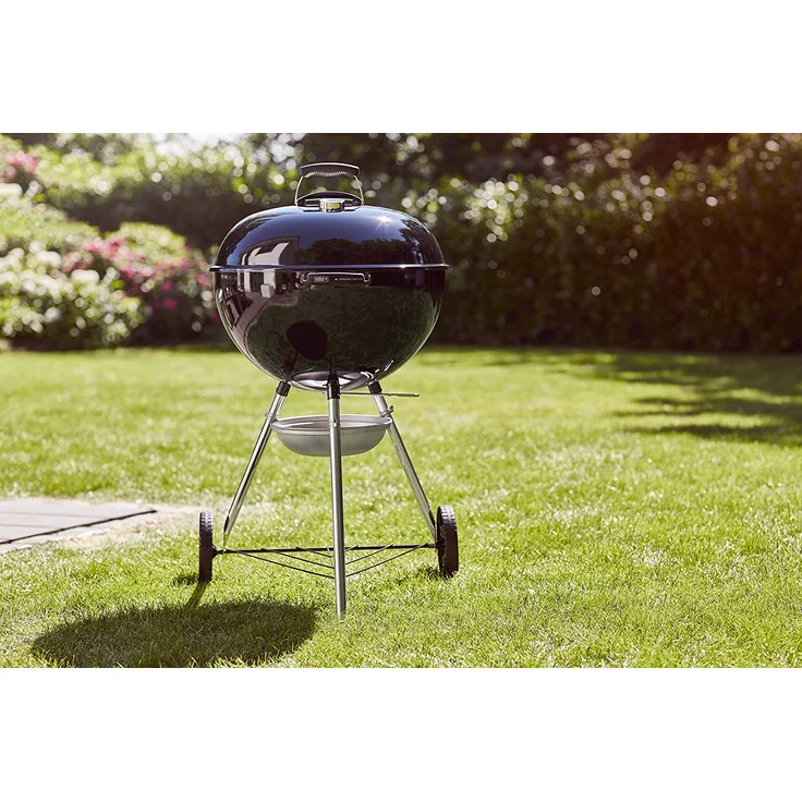 Weber Original Kettle Holzkohlegrill E-5710, 57cm, black, Maße 107 x 67 x 65 cm – Bild 5