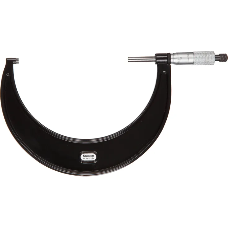 Starrett t436.1 X rl-2 Außerhalb), Ratsche Stop, Kontermutter, Hartmetall, Faces, 2,5 5,1 cm Reihe 0 cm Abschlussfeier, Genauigkeit +--0.00005 ''