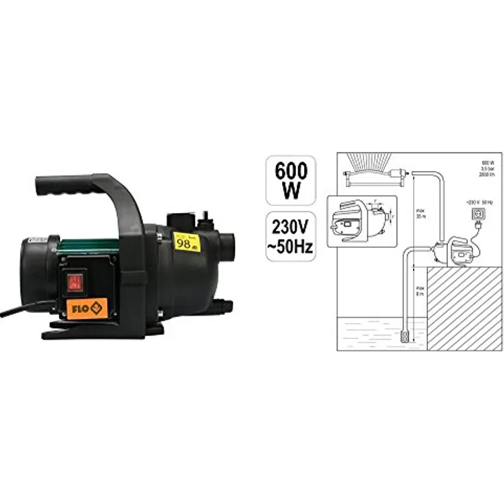 Flo 79810 Gartenpumpe