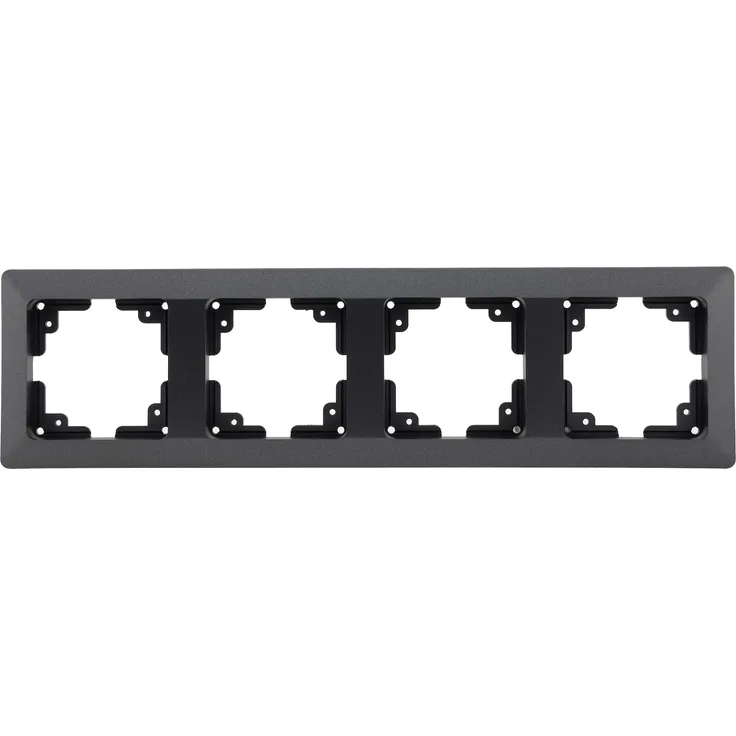 MILOS 4-fach Rahmen Anthrazit