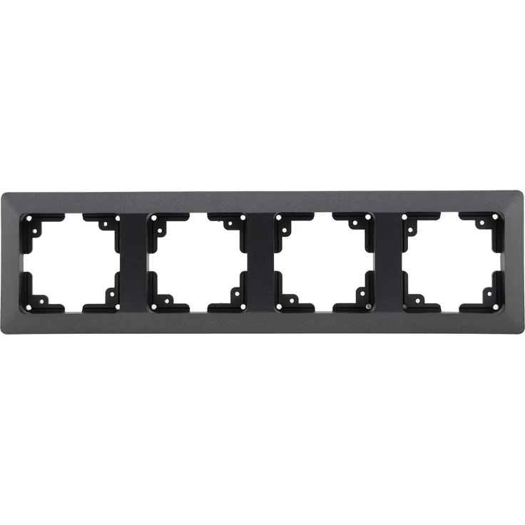 MILOS 4-fach Rahmen Anthrazit