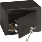BURG-WÄCHTER Möbeltresor mit Doppelbartschloss, Favor S 1 K, Schwarz