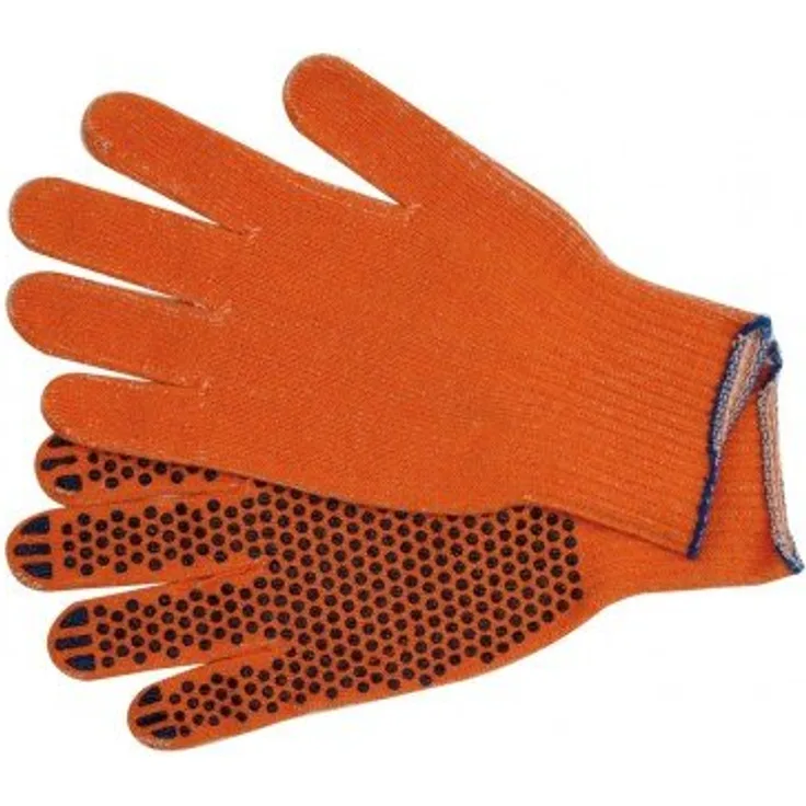 COTTON GLOVES PVC DOTS SFD