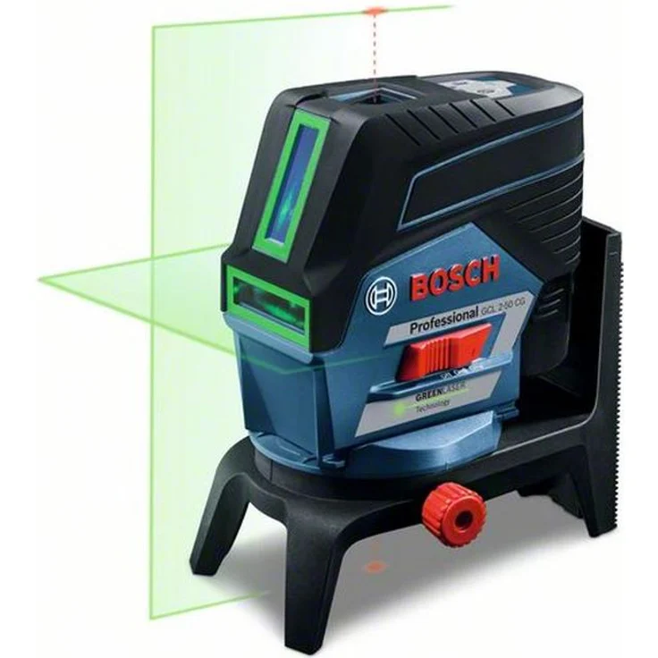 Bosch Professional 12V System Linienlaser GCL 2-50 CG (1x Akku 12V + Ladegerät, grüner Laser, Innenbereich, mit App-Funktion und Halterung, sichtbarer Arbeitsbereich: bis 20 m, in L-BOXX) – Bild 1
