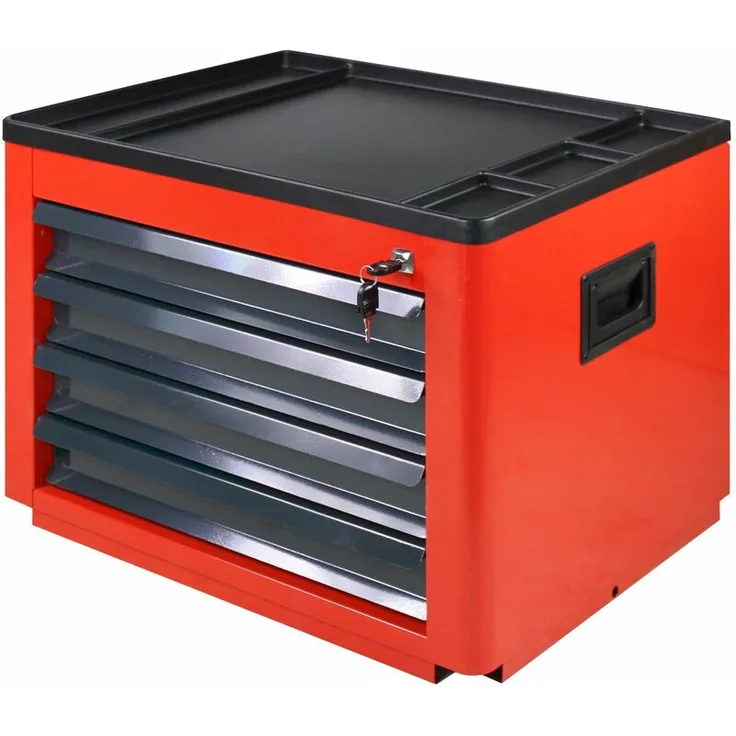 Adb Betriebseinrichtungen Gmbh - ADB Werkzeugtruhe 4 Schubladen für Werkstattwagen Basic 450x600x440 mm rot