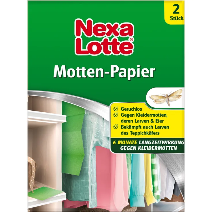 NEXA LOTTE Mottenschutz-Papier, 2 Stück