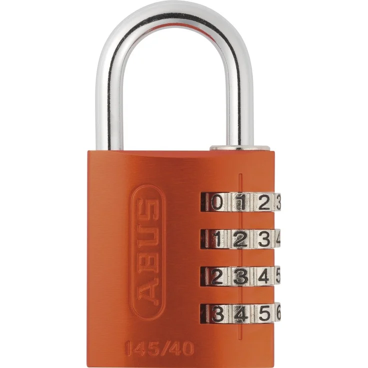 ABUS Aluminium-Zahlenschloss 145-40, orange, 44812 – Bild 1