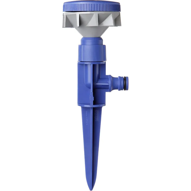 TATAY 20501 - Rotierender Rasensprenger mit Basis, 8 6,6 21,5 cm, blau