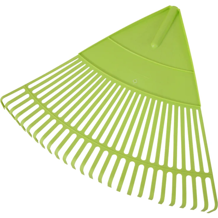 Xclou Garden Laubbesen Kunststoff, 62x54cm ohne Stiel, Grün, Kehrbreite ca. 54 cm