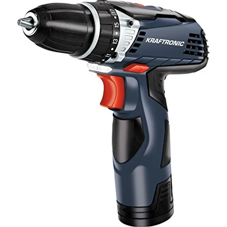 Kraftronic Akku-Bohrschrauber KT-AS 12 Li, 12V 1,5 Ah, Schnelllader, Koffer