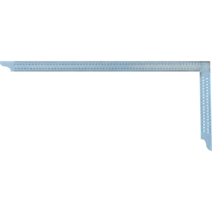 hedue V082 Zimmermannswinkel ZV 800 mm mit mm-Skala Typ A und Anreißlöcher