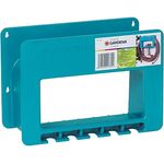 GARDENA System-Schlauchboy: Gartenschlauch-Halterung für die Wand, platzsparende Aufbewahrung für Gartenschlauch, mit Halterungen für Spritzen, Brausen und anderen GARDENA Systemteilen (238-20) 4078500023818