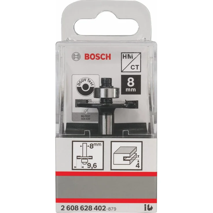 Bosch Professional Zubehör 2 608 628 402 Scheibennutfräser 8 mm, D1 32 mm, L 4 mm, G 51 mm – Bild 4