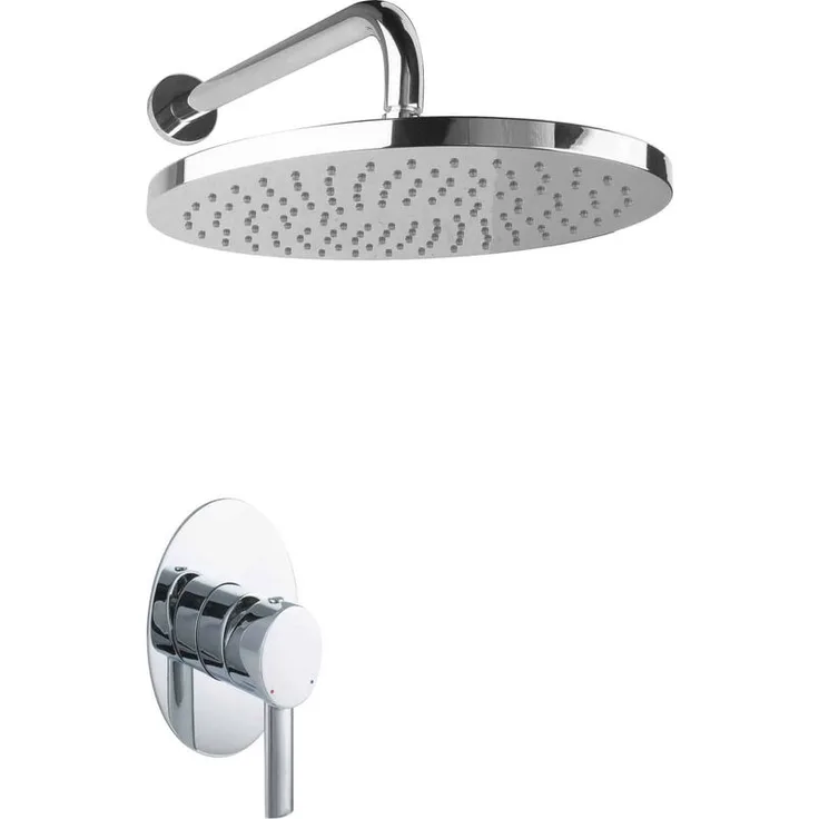 Paulgurkes - Regendusche Unterputz Dusch Set oval