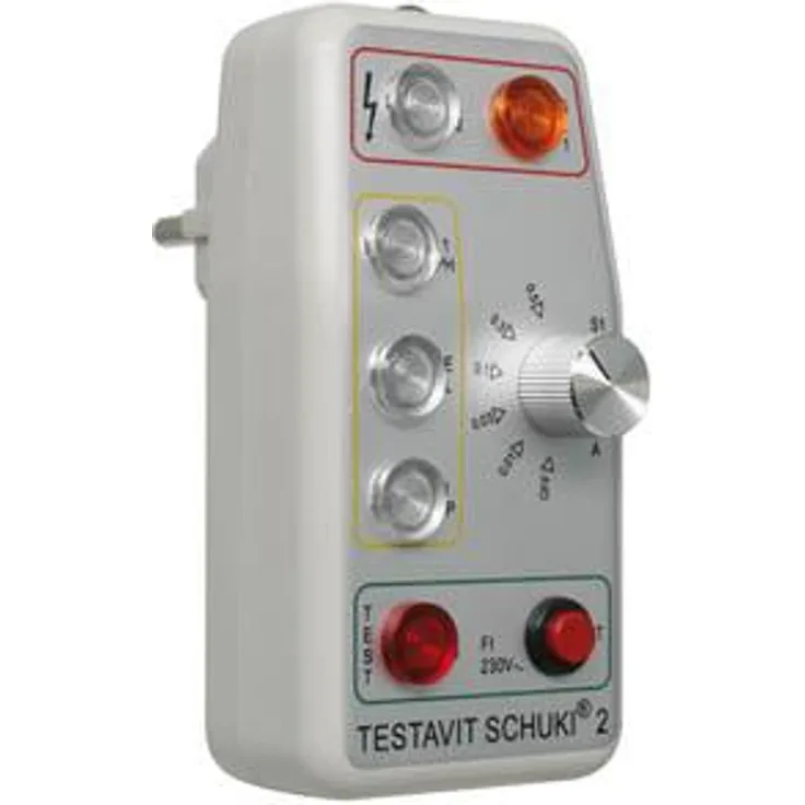 TESTBOY Steckdosenprüfgerät TESTAVIT SCHUKI 2
