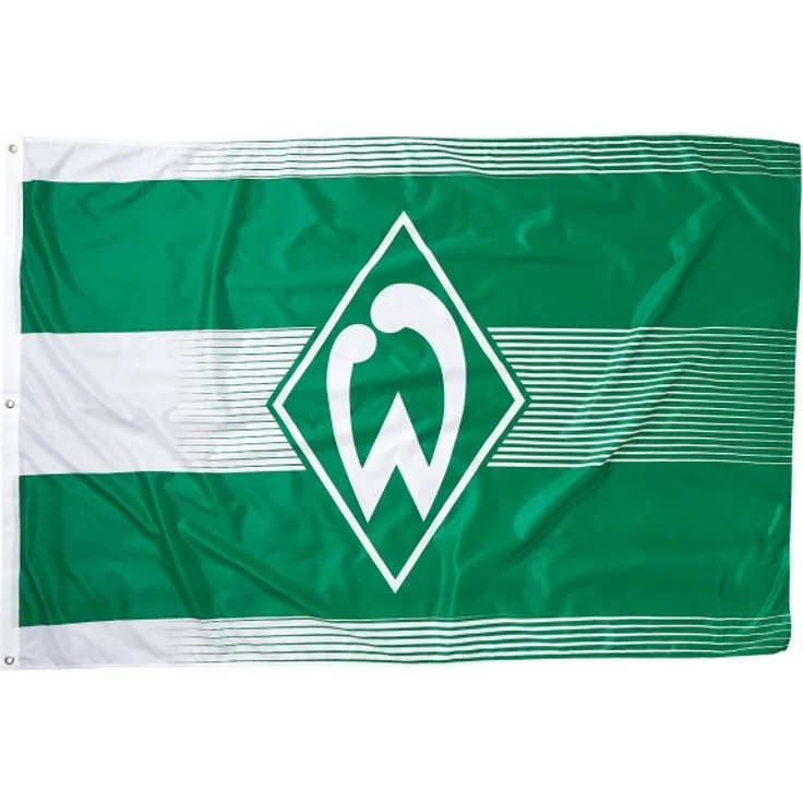 Werder Bremen Hissfahne Raute - grün