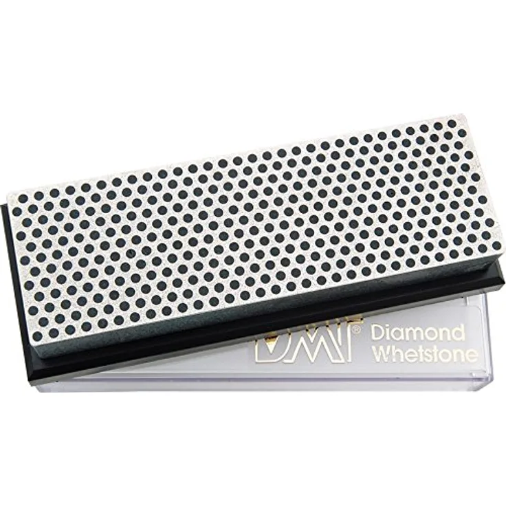 DMT W6XP Diamant-Schärfstein – extragrob mit Plastikbox, 15.2cm - 6'', farblos