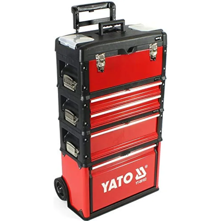 Werkzeug-Trolley mit 4 Modulen YT-09102 + YT-09107