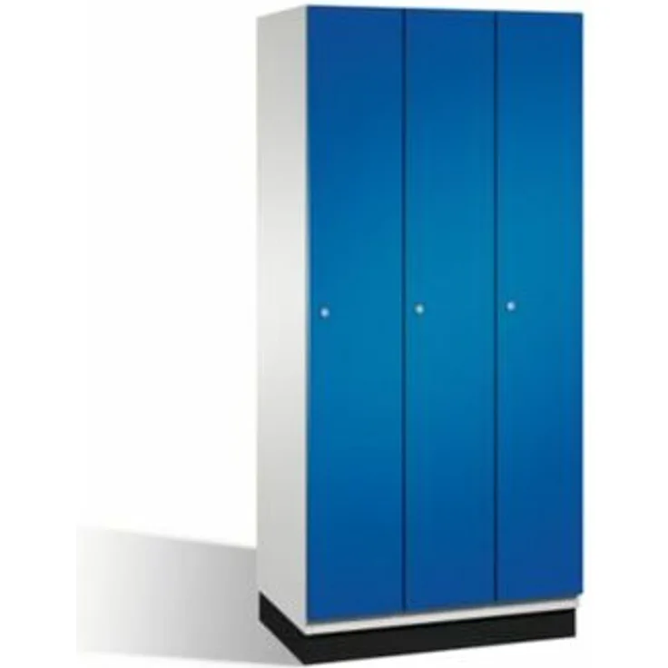 CP CAMBIO Garderobenschrank mit Stahl-Türen - 3 Abteile, Breite 900 mm - Korpus - 4059369447205