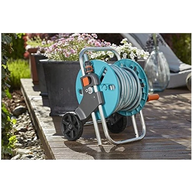 GARDENA 18502-50 AquaRoll S Set Schlauchwagen 20 Meter Schlauchlänge 13 mm (1/2'') Schlauchdurchmesser – Bild 2