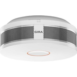 Gira Rauchwarnmelder Dual Q DIN14604, vernetzbar über Funk und Draht, reinweiß, 233602