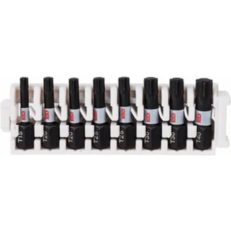 Bosch Professional 8tlg. Schrauber Bit Set Torx (Impact Control, T Bits, Länge 25 mm, Pick and Click) – Bild 1