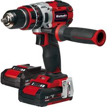 Image for Einhell Akkuschrauber TE-CD 18 Li-i Brushless Power X-Change PXC (mit Schlagfunktion,Li-Ion,18 V,2 Gang,60 Nm,LED Licht,Koffer,inkl. 2 x 2,0 Ah Akku und Ladegerät)